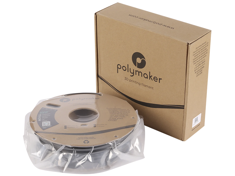 PolyLite PLA CF wird vakuumverpackt mit Trocknungsmittel geliefert